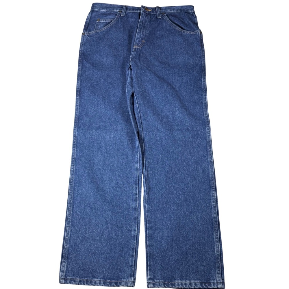 Wrangler Five Star Jeans Men 34x30 Blue New Regular Fit Straight Leg 965T1DS